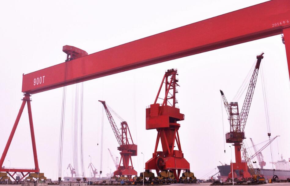 900噸造船門式起重機 900噸造船門式起重機